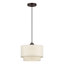 Luminaire suspendu en bronze 1 lumière Aselin-122725051