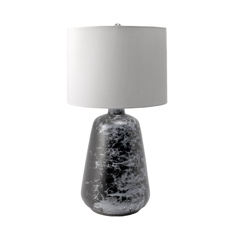 Lampe de table noire 27 po