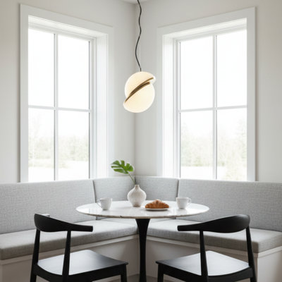 Luminaire suspendu transitionnel à DEL