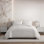 Vera Wang Crinkle Solid White Duvet Cover Set