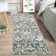 Luxurious Vintage Damask Area Rugs Living Room Bedroom Soft Floor Mat Washable Indoor Non-Slip Carpet Hallway Low Pile Stain Resistant Rug Indoor Easy to Clean Carpet Office Farmhouse Decor