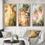 «Palm Trees Romantic Impression», 3 pièces sur toile-1693016957-1693016959