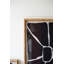  Ensemble de 2 reproductions d'art mural noir et blanc, bois et verre 27 po