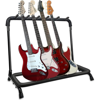 Rebrilliant Guitar Rack Stand 5 Guitars Holder Universal Multi Storage for Acoustic Electric and Bass -  65E6C5DF70874240946CACE5051DABA2