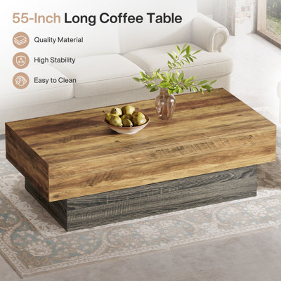 55.12" W Manufactured Wood Coffee Table