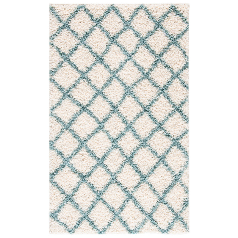 Skyleen Shag Performance Geometric Rug, Rectangle 3' x 5'