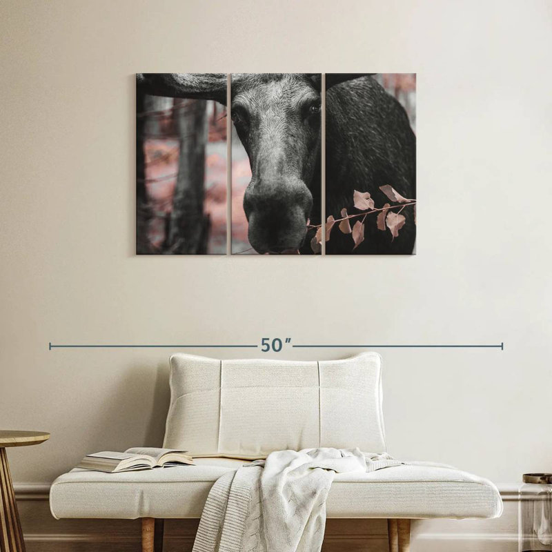 Black Moose, 24" H x 38" W