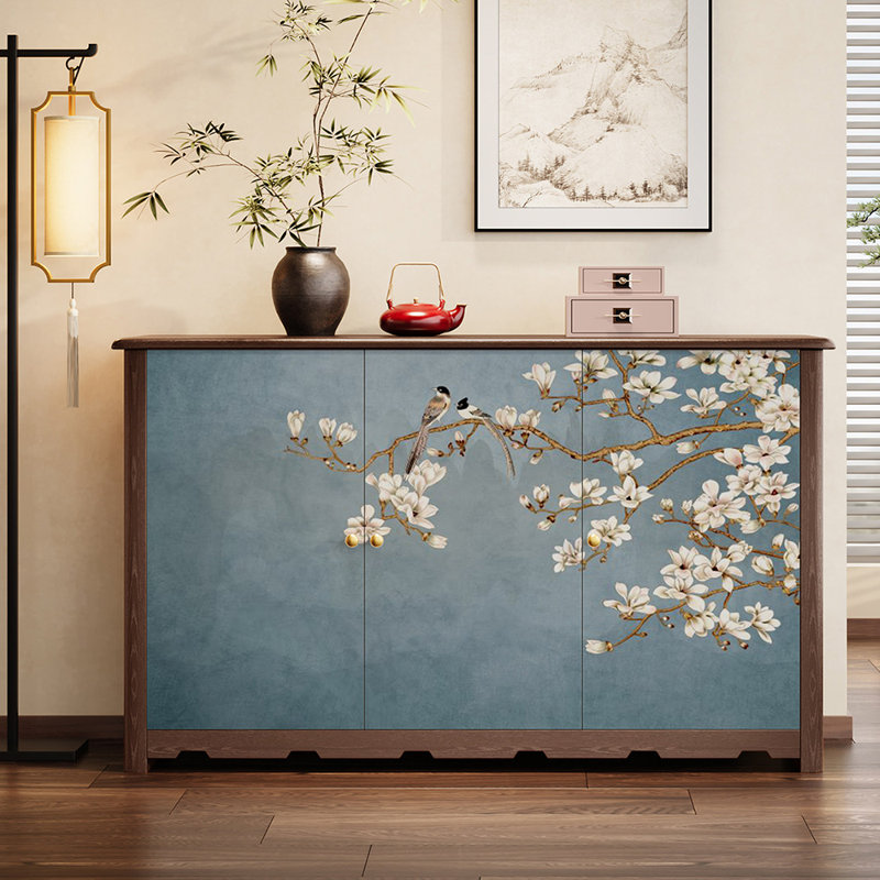 Chinese-style retro minimalist high-end sideboard