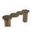 Risabh 71'' Modern Irregular Nuage Console Table with Sculptural Free Form Design – Architectural Statement Table