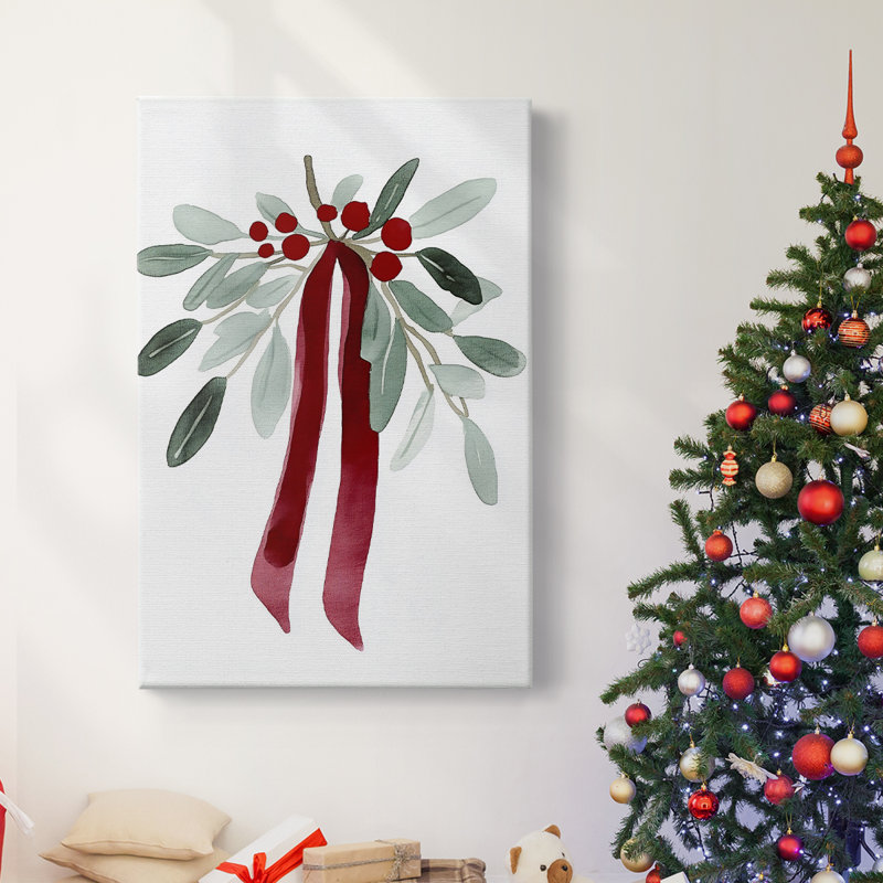 Art des Fêtes de Noël - Toile tendue avec châssis Cxxvi, H 18 po x l 12 po