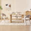 Table de salle à manger ovale moderne 70,9 po, pour 4 à 6 personnes-2132892876-2132892866