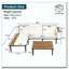 Ensemble de mobilier de patio avec coussins amovibles et table basse-1562335992