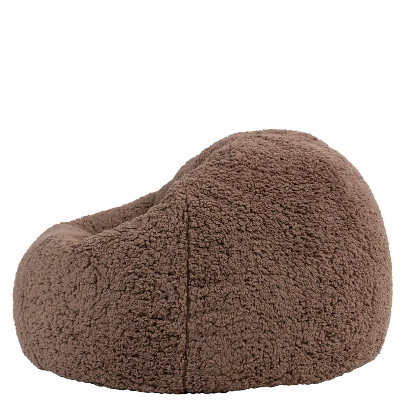 Kids Kingston Teddy Fleece Classic Bean Bag, Brown