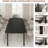 70.9" Dining Table for 6-8, Rustic Rectangular Kitchen Table with MDF Top & Metal Frame-74189324-74189322