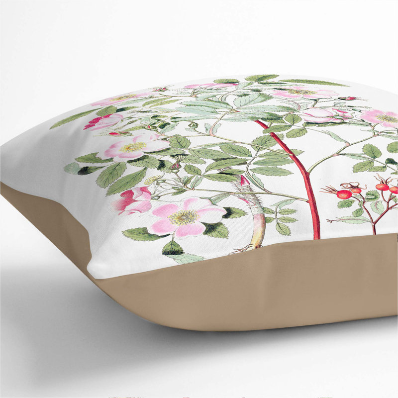 Square Throw Cushion, Stone, 40cm H x 40cm W x 15cm D