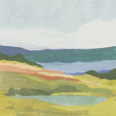«Vivid Bay View I» par Victoria Barnes, reproduction sur toile tendue