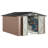 10 Ft. W X 12 Ft. D Metal Storage Shed With Metal Base Frame Kit-125529632-125529635