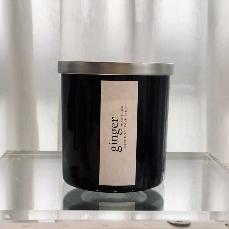 Dark Collection Ginger Scented Jar Candle