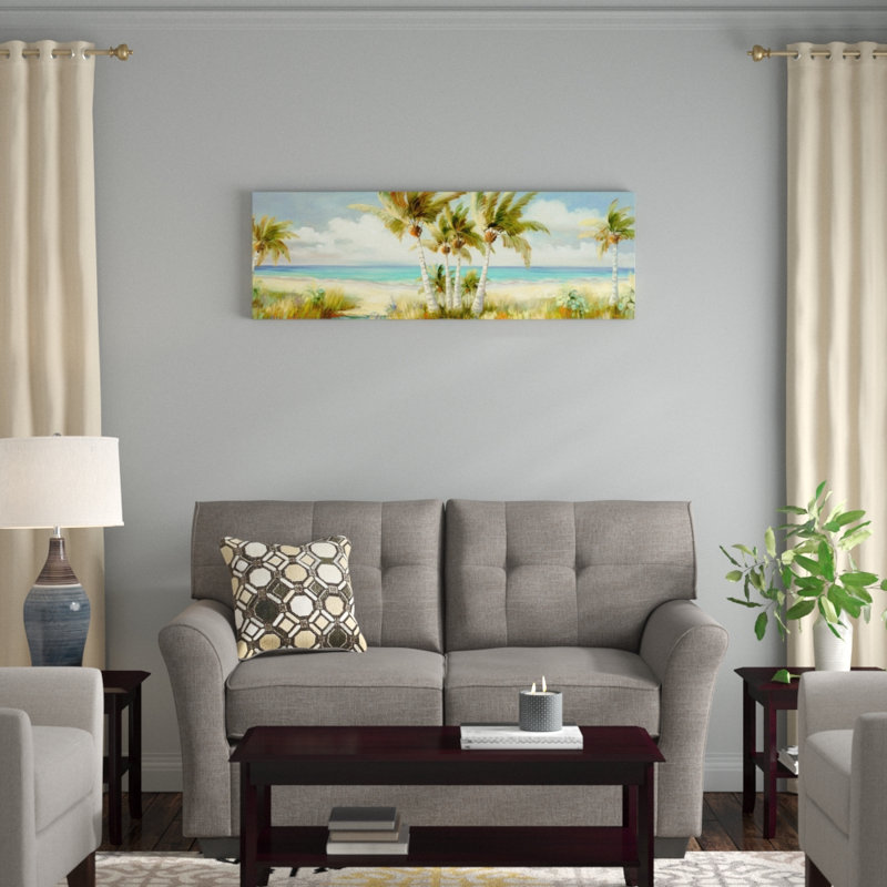 Impression sur toile, H 16 po x l 48 po x P 1,5 po, Toile avec cadre noir