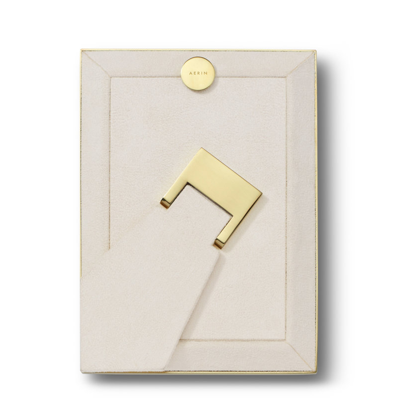Classic Croc Leather Picture Frame, 4" x 6"