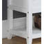 Banc avec rangement pour chaussures blanc