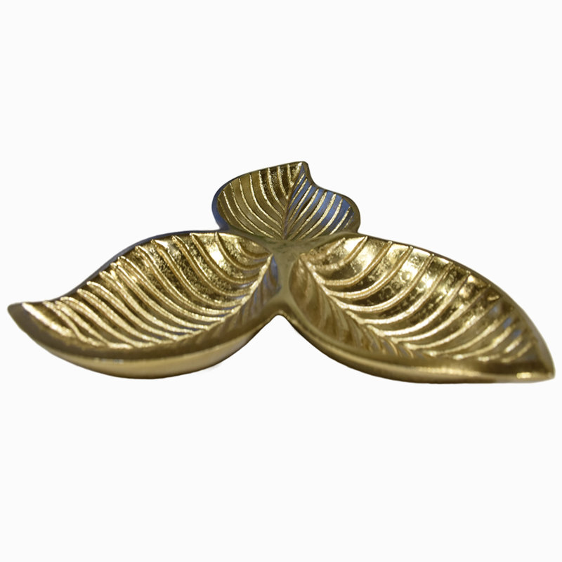 Red Barrel Studio® Aluminum Tray, Gold
