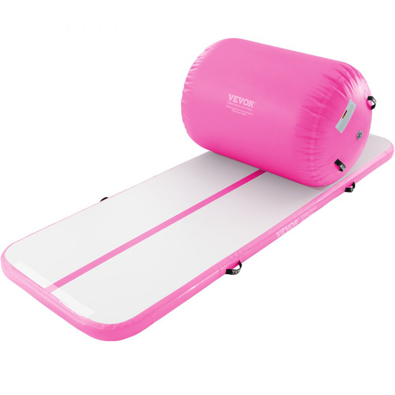 Ensemble de tapis gonflables de gymnastique gonflable, tapis de culbutage 2 pièces, rail de culbutage avec pompe électrique