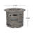 Outdoor Round Propane Fire Pit