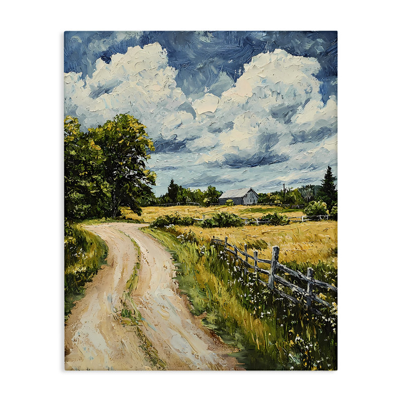 Impression sur toile Impasto, H 20 po x l 16 po