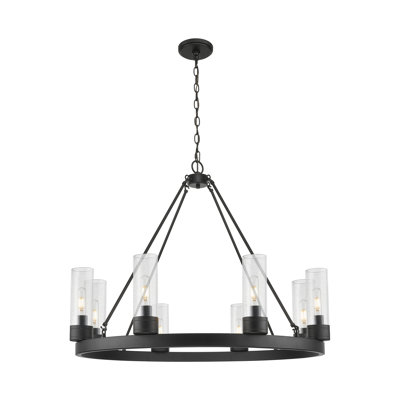 Jaiwan - Lustre 6 lumières avec abat-jour