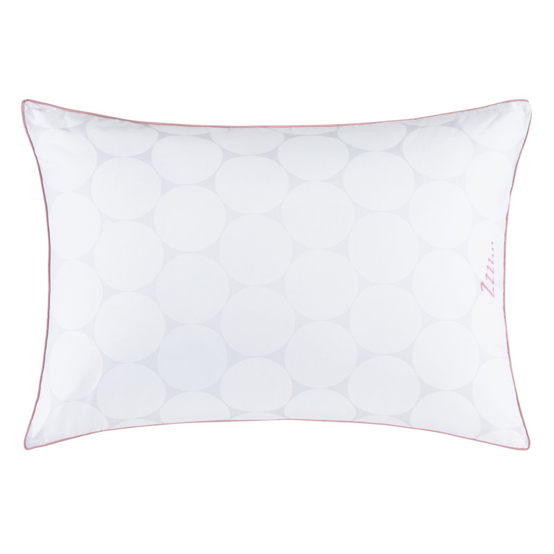 kate spade new york Joy Dot Endless Loft Bed Pillow, inch gusset  Foam-Core Pillow, White King