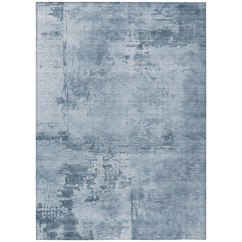Tapis lavable intérieur / extérieur Cassiva Denim , 3 pi x 5 pi