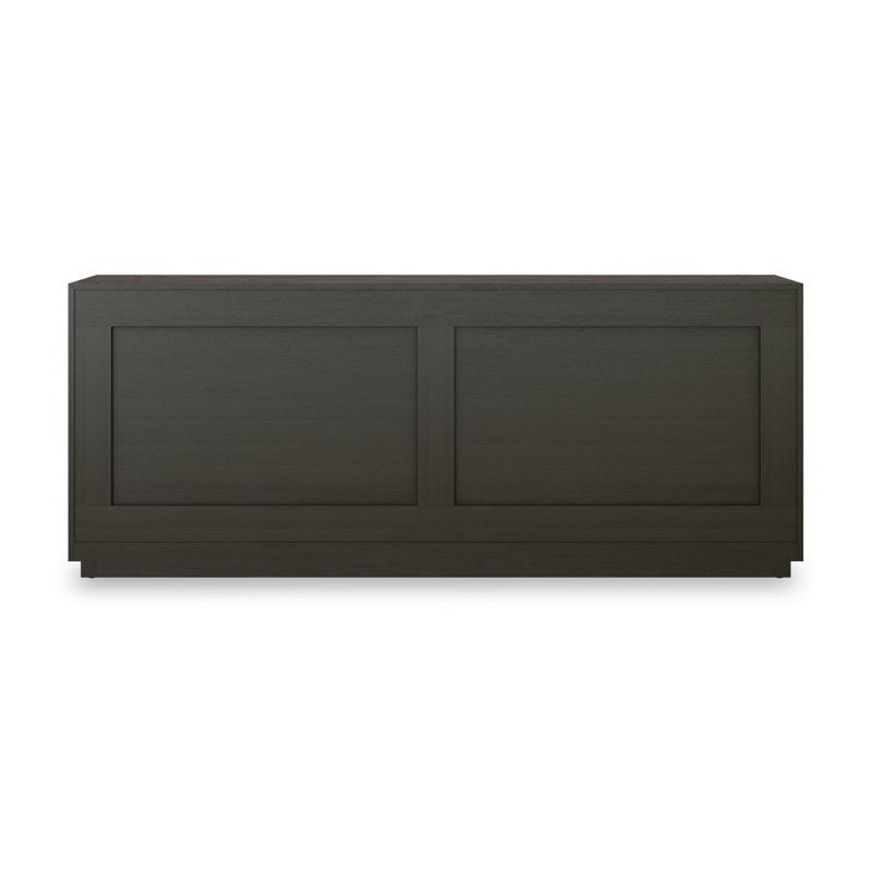 Abaso 6 - Drawer Dresser, Ebony Rustic Wormwood Oak