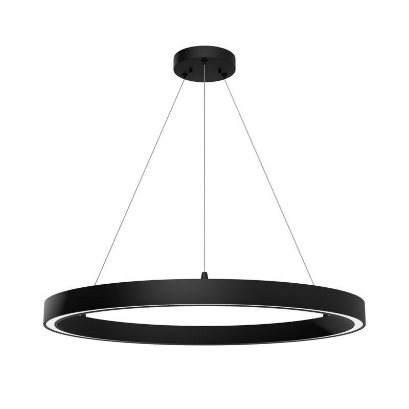 Hunter x Jasmine Roth Canoga Modern Integrated LED Large Round Chandelier