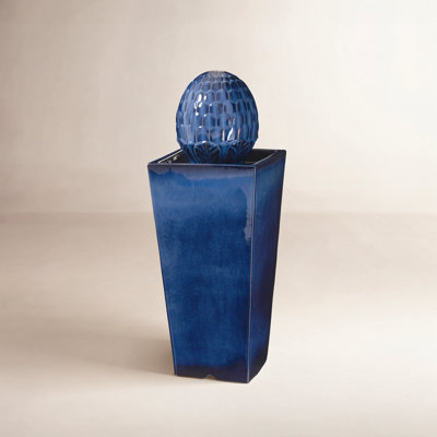 Ferrigno Weather Resistant Column Fountain with Light
