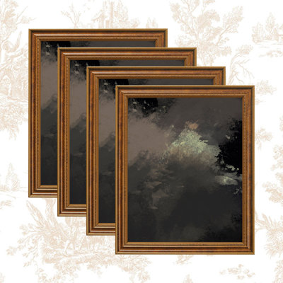 Hestia Wood Beaded Picture Frame - Set of 4