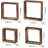 Mekela 4 Piece Solid Wood Floating Shelf-630830384