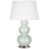 Celadon Glazed Ceramic/Antique Silver