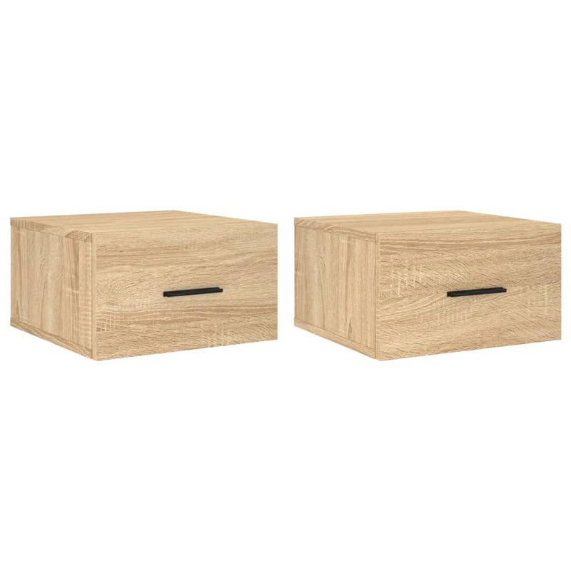 Magbula 35cm W Manufactured Wood Bedside Table, Sonoma Oak