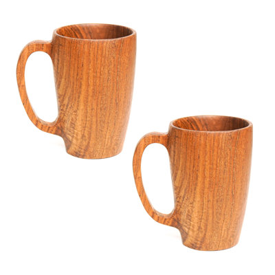 Tasse à café en bois de teck