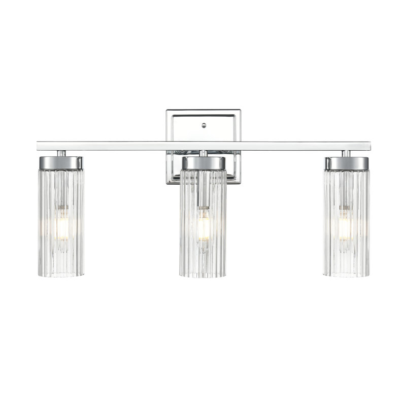 Turman 21" Wide 3-Light Vanity , Polished Chrome