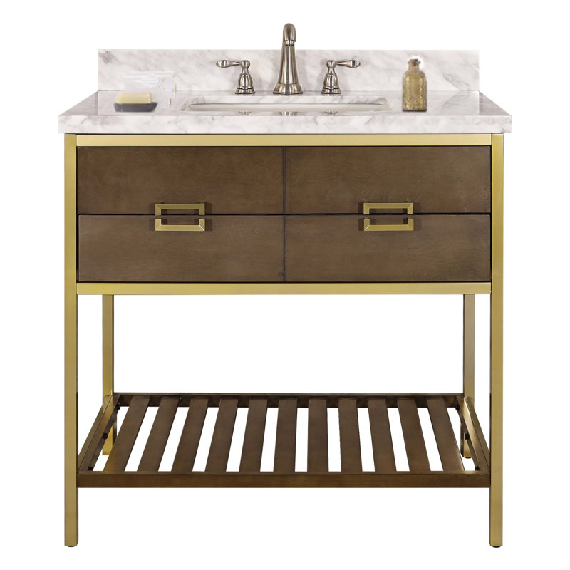 36 " Single Bathroom Vanity Base