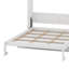 Grand lit escamotable avec tablette Stoarge et 3 tiroirs, lit escamotable multifonctionnel avec bureau et lumière DEL-1175926234