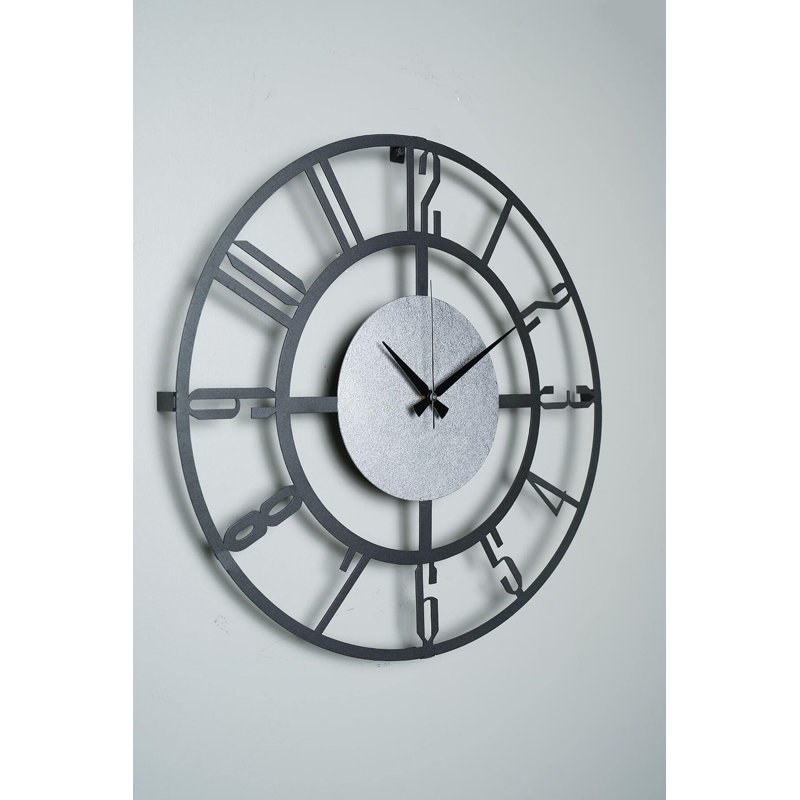 Amarmula Metal Wall Clock, White
