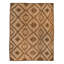 Brown Tuareg Bamboo Leather Mat - 10'6" x 13'2"