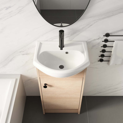 Meuble-lavabo autoportant de 18 po avec lavabo