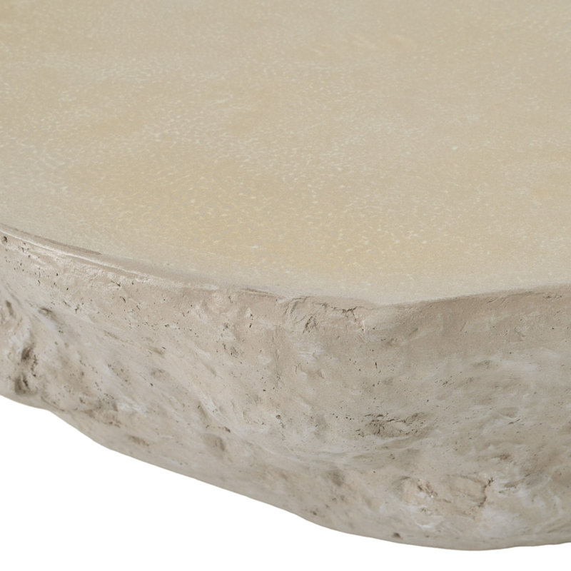 Tyrel - Modern Beige Fiberform Coffee Table