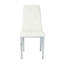 Table en verre de style moderne, conception élégante, ensemble de chaises de salle à manger à base de support durable, pieds de chaise galvanisés (ensemble de 5)-1465175054