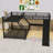 Bunk Bed With Slide, USB Ports And Guardrails-208823543