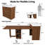 41-Inch Foldable Dining Table, Extendable Dining Table,2-4 People
